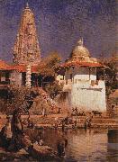 Edwin Lord Weeks The Temple and Tank of Walkeshwar at Bombay Spain oil painting artist
